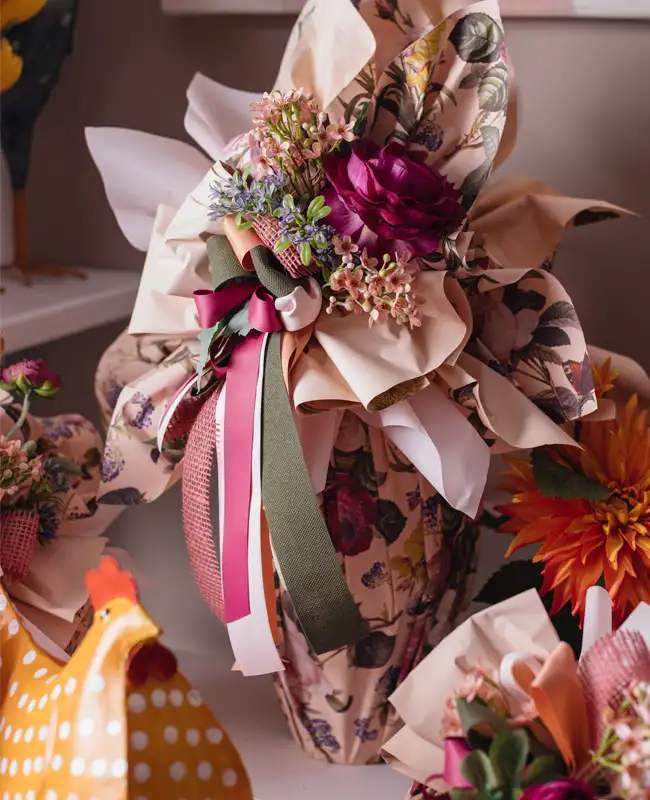 Confezioni pasquali rosa pastello