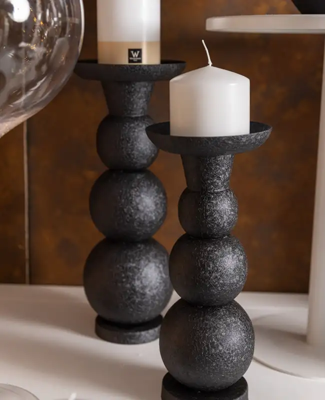 Portacandele in ceramica