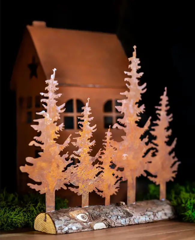 Alberi di Natale in corten