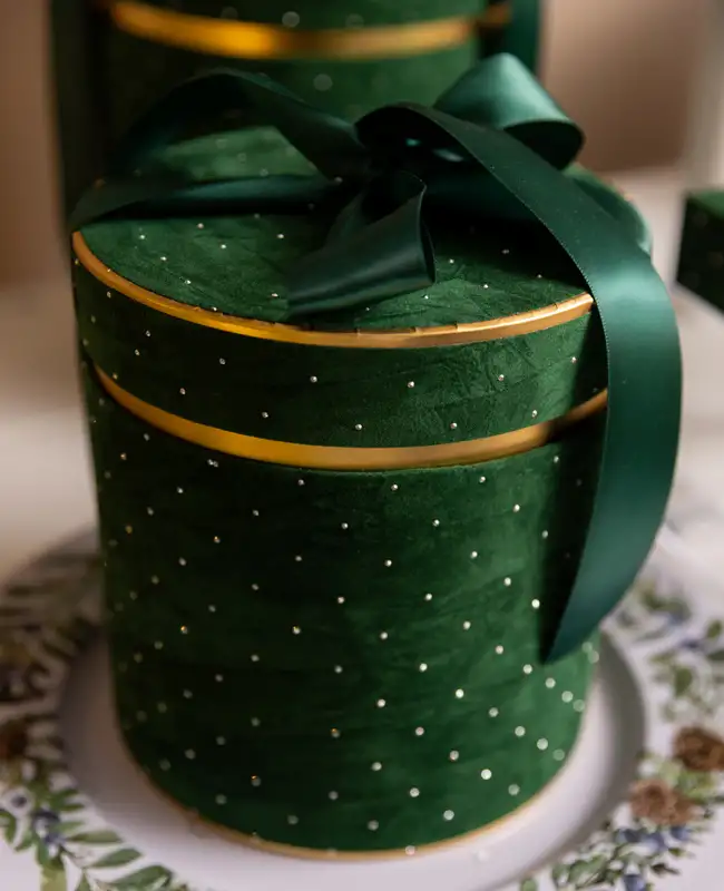  Portaoggetti in velluto