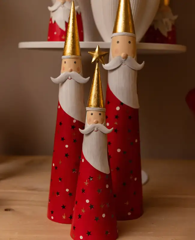 Babbo Natale in legno