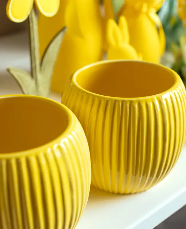 Vaso rotondo in ceramica