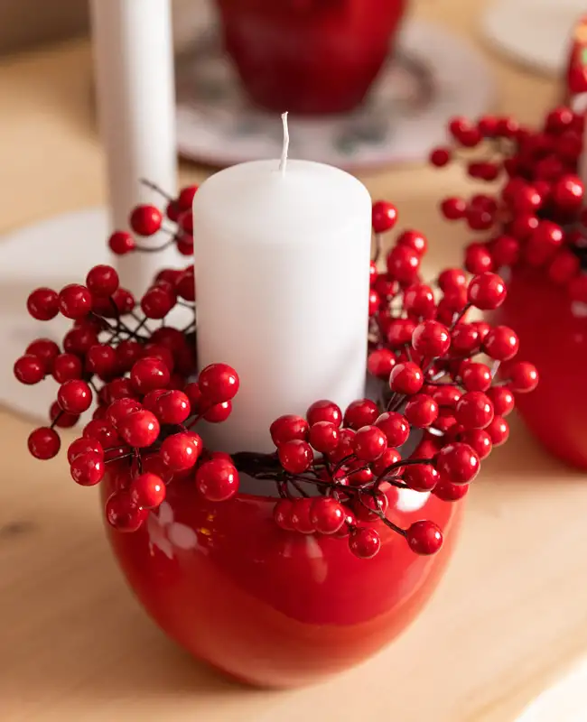 Vaso in ceramica rosso