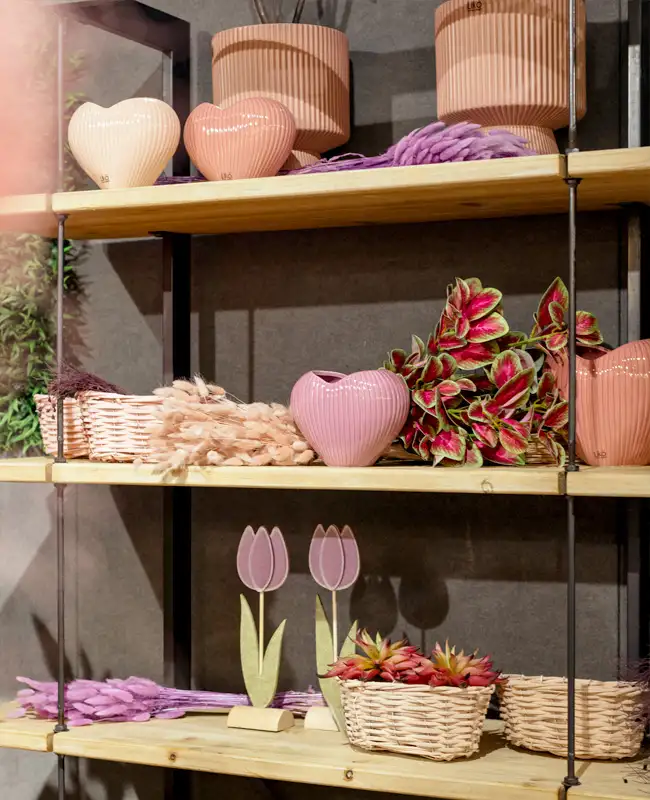 Vaso cuore in ceramica