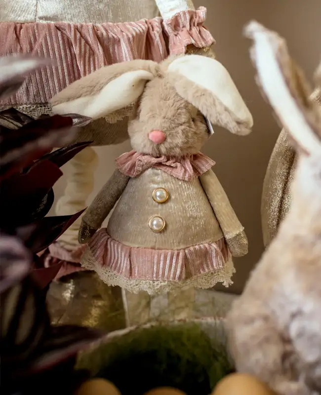 Coniglietta di peluche