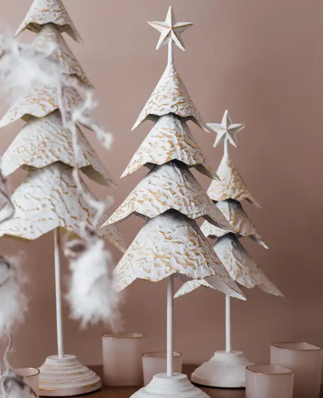 Alberelli decorativi con stella