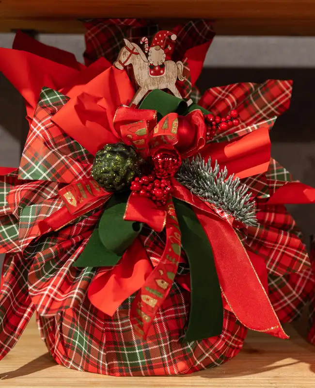 Confezioni natalizie rosse