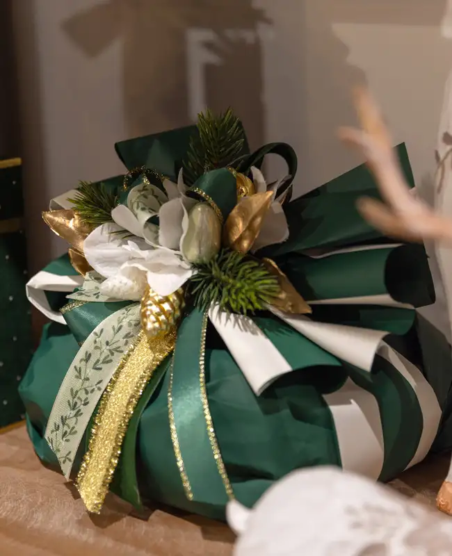 Confezioni natalizie verdi