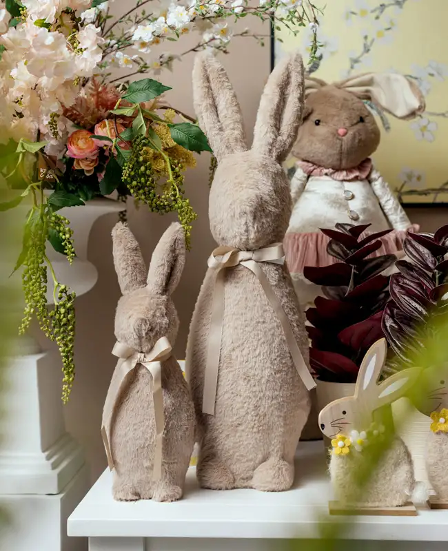 Coniglietti di peluche